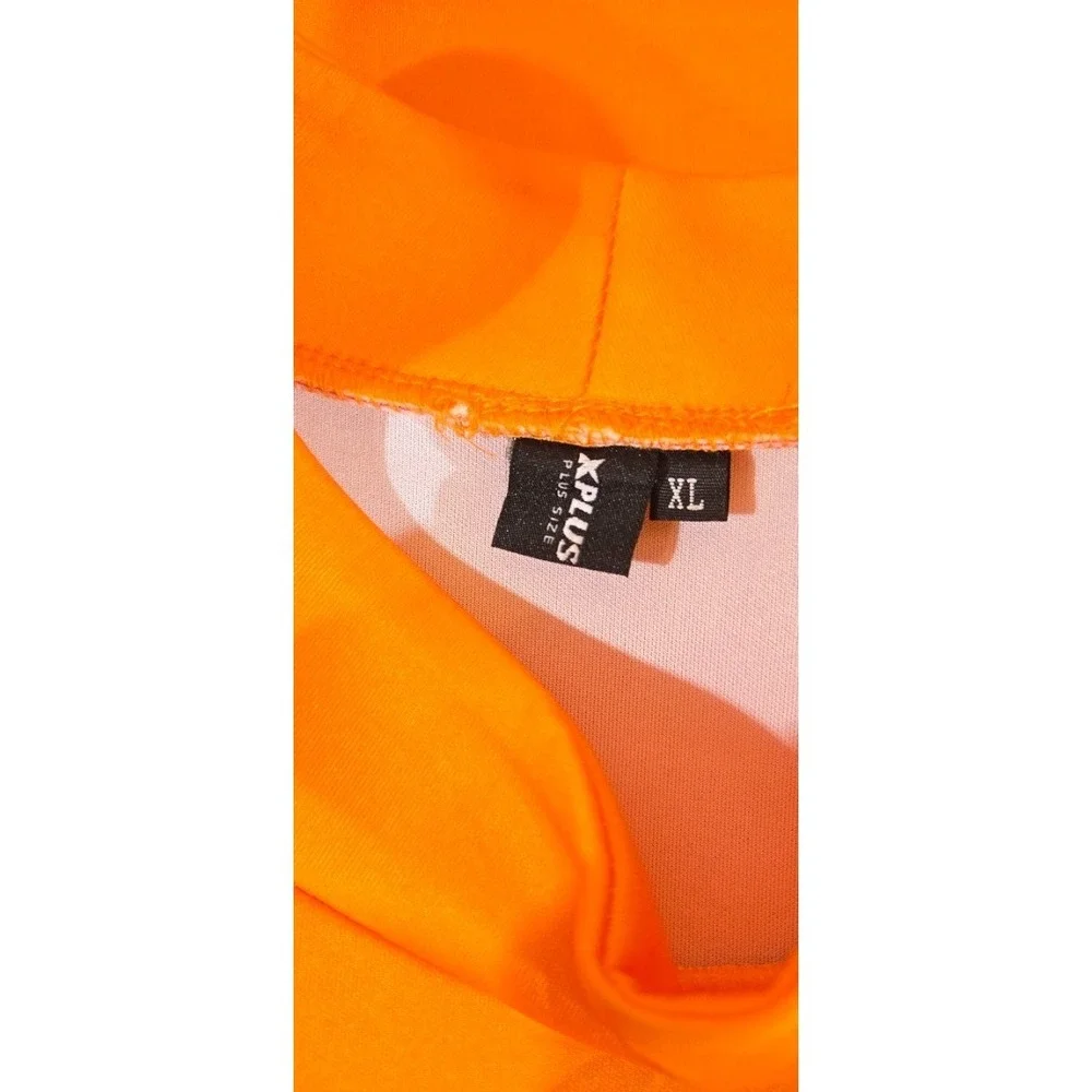 XPlus Costume Shirt Dress Orange and Pink